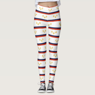 Flag of New Orleans, Louisiana Leggings