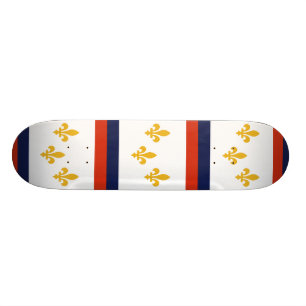 Flag of New Orleans, Louisiana Skateboard