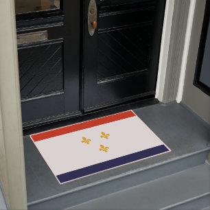 Flag of New Orleans (Louisiana, USA) Doormat