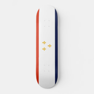 Flag of New Orleans (Louisiana, USA) Skateboard