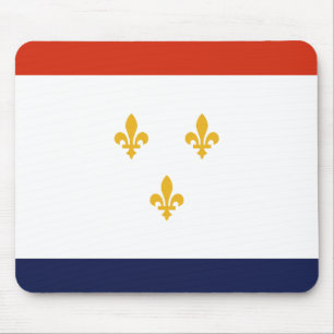 Flag of New Orleans Mouse Mat