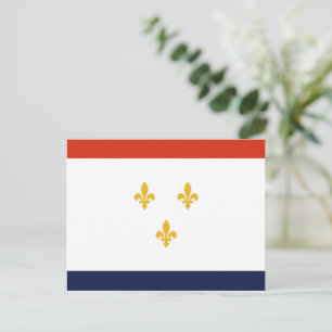 Flag of New Orleans Postcard