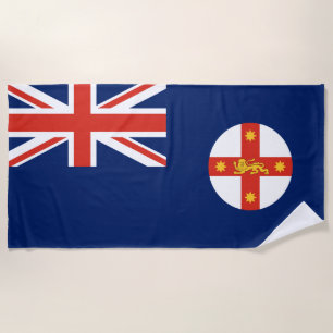 Flag of New South Wales (Australian State) Beach Towel