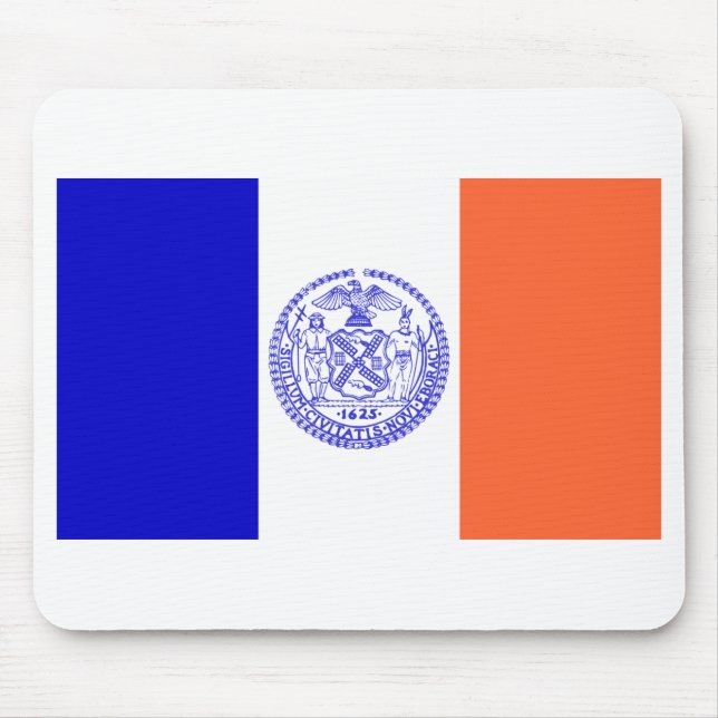 Flag of New York City Mouse Mat (Front)