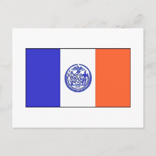 Flag of New York City Postcard (Front)