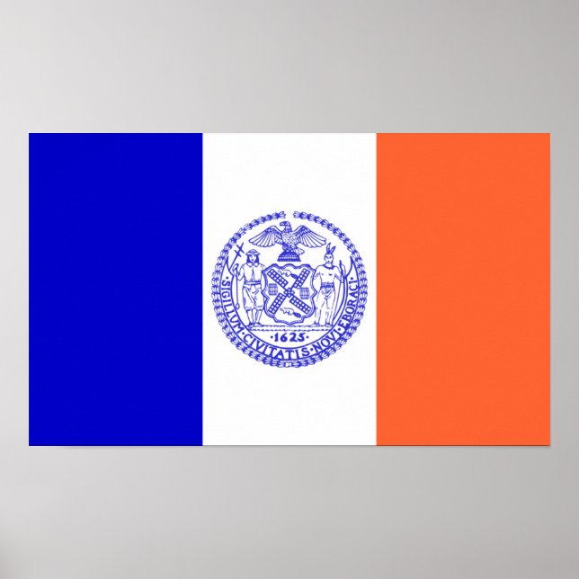 FLag of New York City Poster (Front)