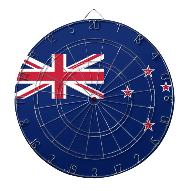 Flag of New Zealand Dartboard (Front)