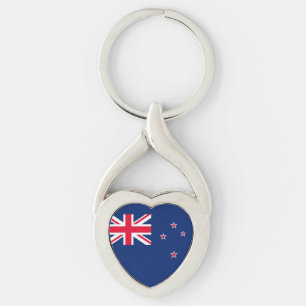 Flag of New Zealand Key Ring
