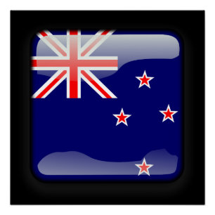 Flag of New Zealand Poster