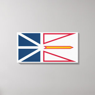 Flag of Newfoundland and Labrador (Canada) Canvas Print