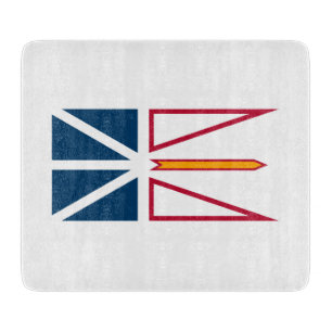 Flag of Newfoundland and Labrador (Canada) Cutting Board