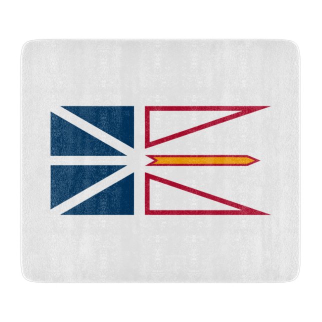 Flag of Newfoundland and Labrador (Canada) Cutting Board (Front)