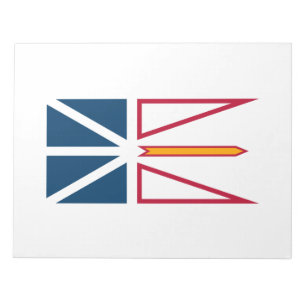Flag of Newfoundland and Labrador (Canada) Notepad