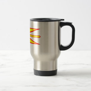 Flag of Newfoundland and Labrador, Canada. Travel Mug