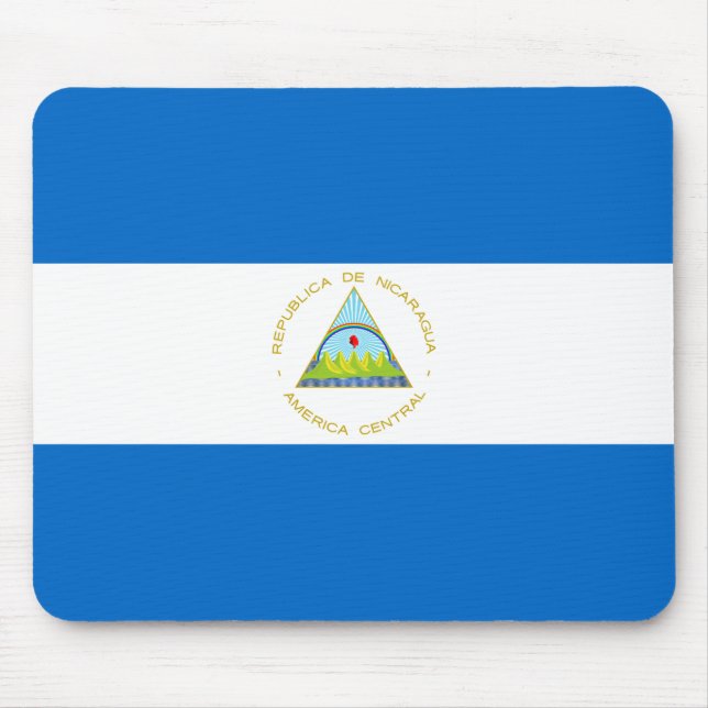Flag of Nicaragua Mouse Mat (Front)