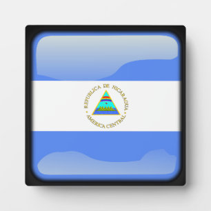 Flag of Nicaragua Plaque