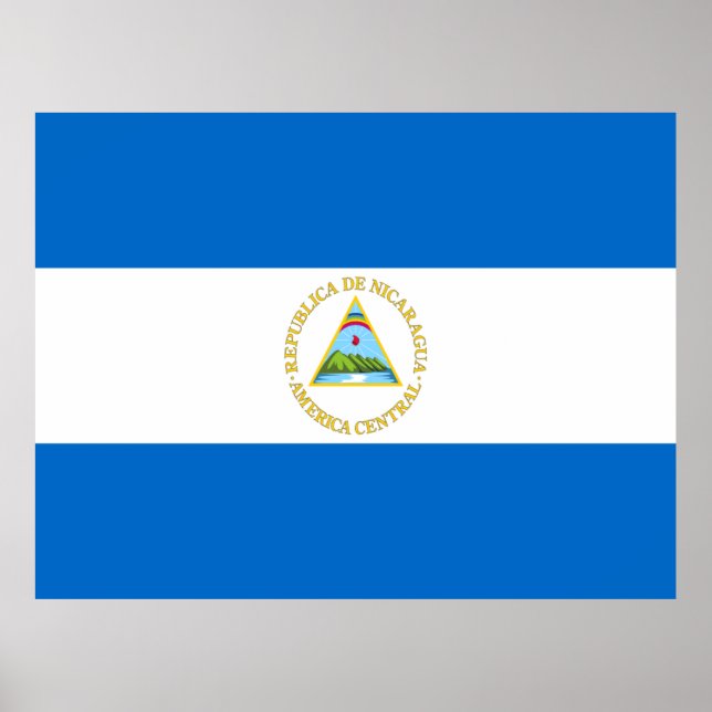 Flag of Nicaragua Poster (Front)