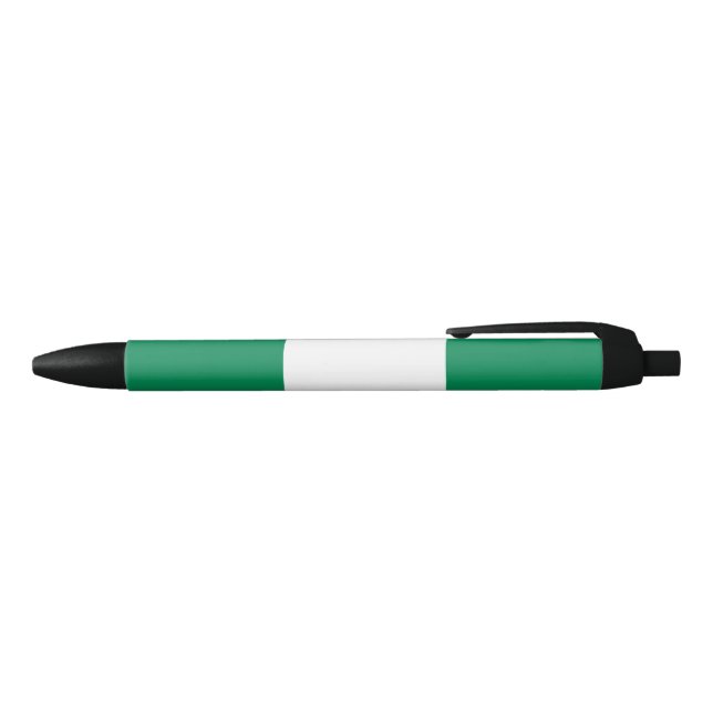 Flag of Nigeria Black Ink Pen (Top)
