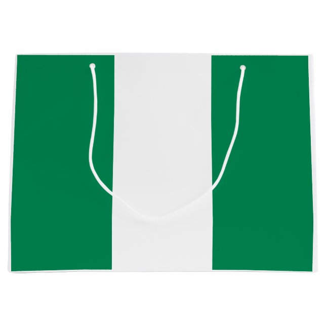 Flag of Nigeria Large Gift Bag (Front)