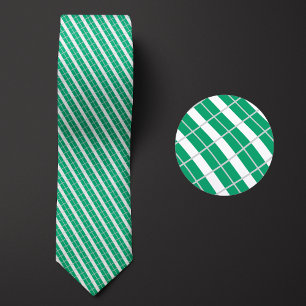 Flag of Nigeria Pattern Tie