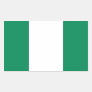 Flag of Nigeria Rectangular Sticker