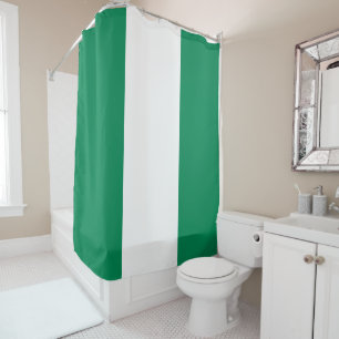 Flag of Nigeria Shower Curtain