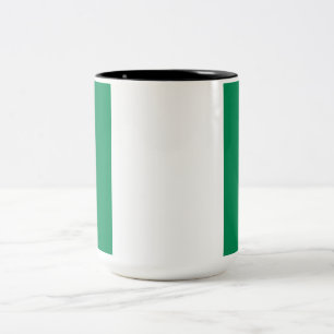Flag of Nigeria Two-Tone Coffee Mug