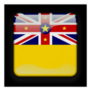 Flag of Niue Poster
