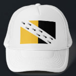 Flag of Norfolk Hat<br><div class="desc">Hat with design with a flag of historic county of Norfoílk</div>