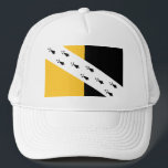 Flag of Norfolk Hat<br><div class="desc">Hat with design with a flag of historic county of Norfoílk</div>