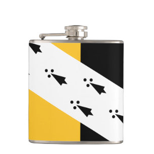 Flag of Norfolk Hip Flask