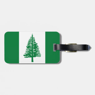 Flag of Norfolk Island LuggageTag w/ leather strap Luggage Tag