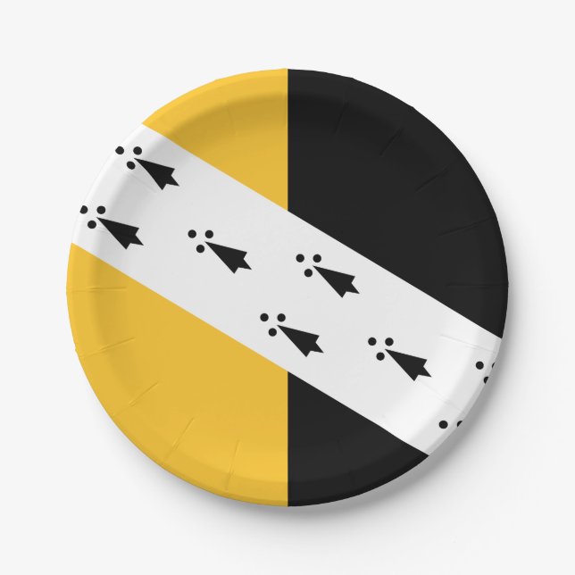 Flag of Norfolk Paper Plates (Front)