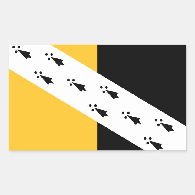 Flag of Norfolk Rectangular Sticker (Front)