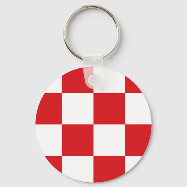 Flag of North Brabant Key Ring (Front)