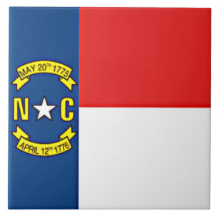 Flag of North Carolina  Tile