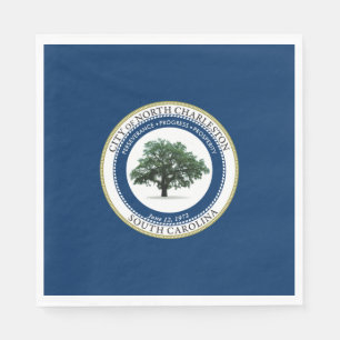 Flag of North Charleston (South Carolina) Napkin