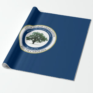 Flag of North Charleston (South Carolina) Wrapping Paper
