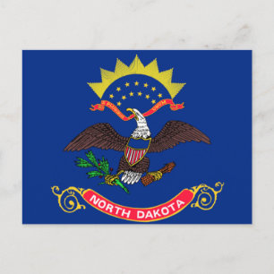 Flag of North Dakota Postcard