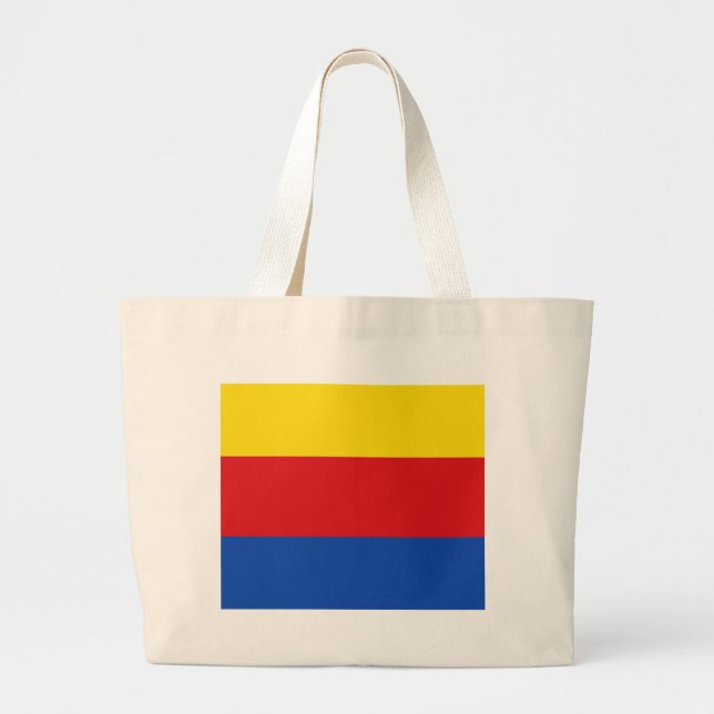 Flag of North Holland Large Tote Bag (Front)