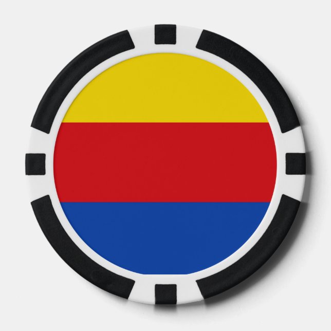 Flag of North Holland Poker Chips (Front)