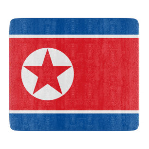 Flag of North Korea (DPRK) Cutting Board