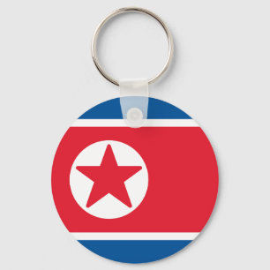 Flag of North Korea Key Ring