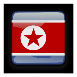 Flag of North Korea Poster