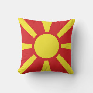 Flag of North Macedonia Cushion