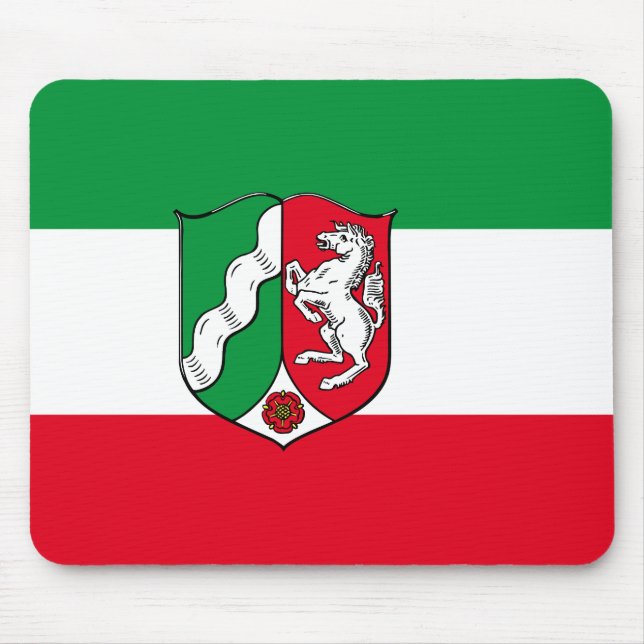 Flag of North-Rhine Westphalia Mouse Pad (Front)
