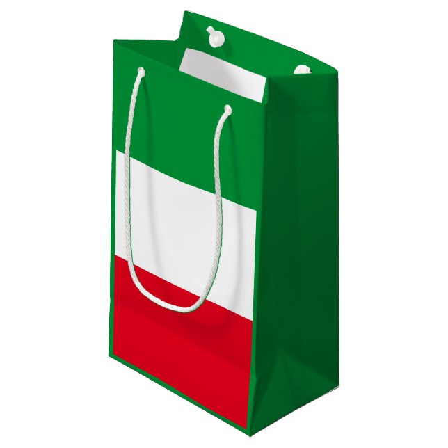 Flag of North-Rhine Westphalia Small Gift Bag (Front Angled)