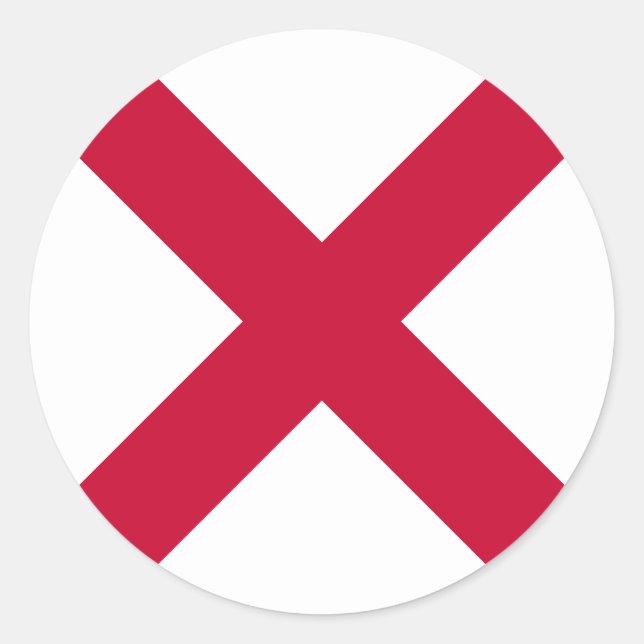 Flag of Northern Ireland Classic Round Sticker (Front)