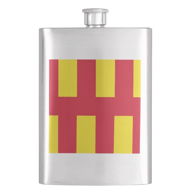 Flag of Northumberland Flask (Front)