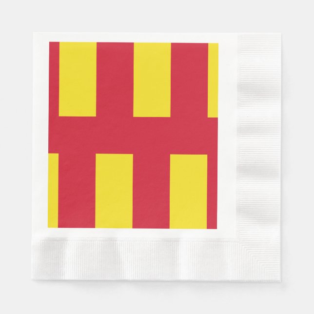 Flag of Northumberland Napkins (Front)